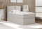 Bett Einzelbett Boxspringbett ARIS Mini mit Bonell-Matratze + Bettkästen (Beige - Inari 22, 90x200)