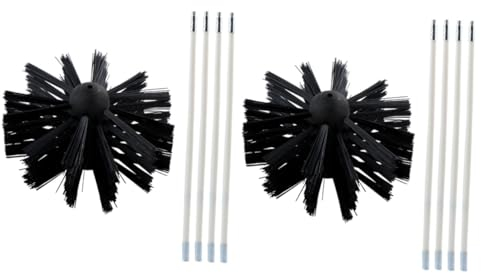 Cabilock 2 Ensembles Brosse de cheminée en Nylon balayette cheminée balayette cheminee curage canalisation électrique Séchoir sèche-Linge Brosse à tuyaux Brosse de Nettoyage