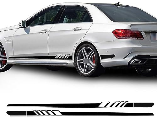 Karosserie Kofferraum Dekoration Aufkleber Taille Linien Aufkleber Tür Seitendekor Aufkleber für Mercedes Benz W212 E Class E63 AMG