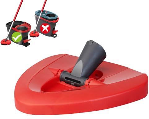OCeda Mop Base Compatible with OCedar EasyWring 1-Tank System, Spin Mop Replacement Head Base,Rotating Triangle Mop Head Cover Replacement Rotating Mop Base Plastic Base for Spin Mop Accessories