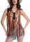 Maeau Damen Weste Pailletten Tassel Weste Glitzer Ärmellose Cardigan Vorne Offen Fransenjacke Funkelnde Quaste Weste Y2k Hippie Weste Shirt Club Wear S