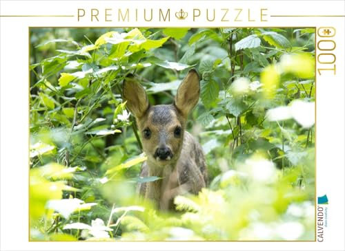 CALVENDO Puzzle Rehkitz - zauberhaft klein | 1000 Teile Lege-Größe 64 x 48 cm Foto-Puzzle für glückliche Stunden