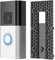 Selbsthaftende Ring Doorbell 1 Stück für Video Doorbell 4/3/3 Plus/2. Gen/2/1 und Akku-Videotürklingel (2024)/Plus/Pro,Halterung ohne Bohren für Tür Wand Selbsthaftende Halterung Türklingel