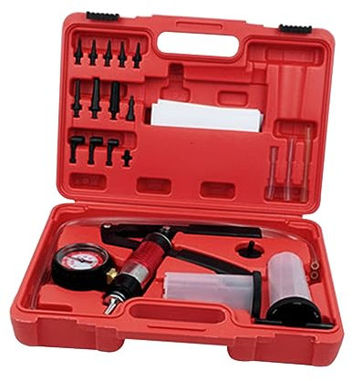 MUCKLILY Pompe à Vide Manuelle avec Kit De Purge De Freins Outil De à Vapeur pour Systèmes Automobiles Compatible avec Les Modèles De Véhicules