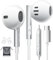 USB C Headphones for Samsung Galaxy S25 S24 Ultra iPhone 15 USB C Earphones Wired Headphones with Mic HiFi Stereo USBC Earphones for iPhone 16 Samsung Galaxy S22 S23 S24 FE A55 A35 A16 iPad 10th