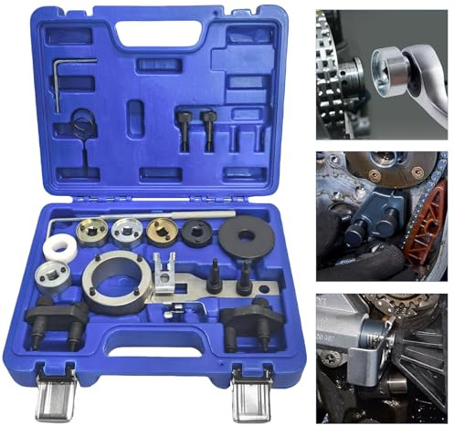 ENNJING 20 STK Zahnriemen Werkzeug Set,Motor Einstellwerkzeug Nockenwelle Kurbelwelle Motor Zahnriemenwerkzeug Kompatibel mit Audi VW Skoda VAG EA888 1.8 2.0 TSI/TFSI T10352 T10355 T10368 T40196