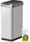 EKO Phantom-T - Cubo de basura con sensor de movimiento vertical de 50 litros, acabado de acero inoxidable cepillado