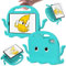 Tablet PC Case Compatible with Lenovo Tab M9 9.0 inch (TB-310FU,2023 Released) Case, Lightweight Shockproof Kids Cover , Anti-Slip Corners Tablet Case with Shoulder Strap Compatible with Children Boys