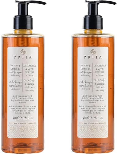Prija Haut & Haarshampoo vitalisierend mit Ginseng 380 ml Hair & Body Duschgel (2)