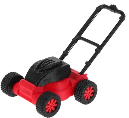 IWOWHERO Outils De Jardin Pour Maison De Poupée Décoration Tondeuse À Gazon Miniature Tondeuse À Gazon Miniature Modèle Accessoires De