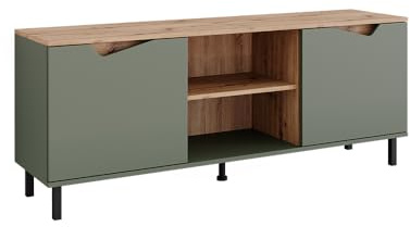 Vicco Mobile tv Marelle, Verde/Artigianale, 150 x 60 cm