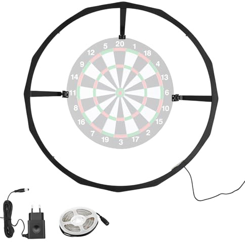 Hoyiyobi Dartscheibe Beleuchtung,Bnehmbar Dartboard Lighting System