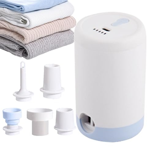 Pompe à air sous vide – Outil de compression sans fil | Gonflez l'appareil électrique pour sacs de rangement, mini pompe d'aspiration portable pour maison, appartement, dortoir, camping, voyage