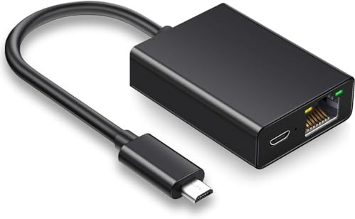 Quodudu Ethernet Adapter for Fire TV Stick, Ethernet Network Adapter Compatible with 4K Fire Stick, Micro USB to RJ45 LAN Adapter, Chromecast Google Home Mini and Other Streaming TV Sticks