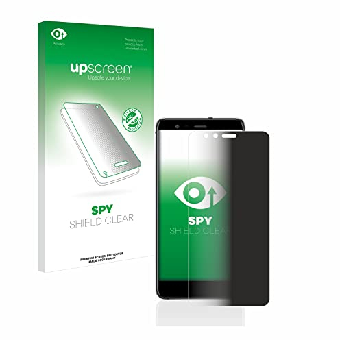 upscreen Anti-Spy Blickschutzfolie für Huawei P10 Lite Made in Germany, Privacy Screen Displayschutz-Folie [Sichtschutz, Blaulichtfilter]