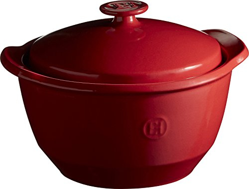 Emile Henry EH349575 Faitout Céramique Grand Cru 25 x 22,5 x 17 cm