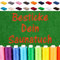 EllaTex Besticken Sie Handtuch mit Namen oder mit Wunschtext Bestickt, Farbe:Hellgrau; Größe:Badetuch 100x150 cm