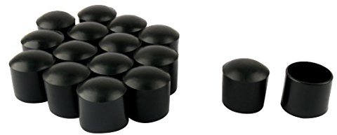 sourcingmap PVC Leg Caps Tips Cup Feet Covers 22mm 0.87 Inner Dia 16pcs Anti-Moisture Hardwood Floor Protector for Furniture Chairs Desks Chair Bench