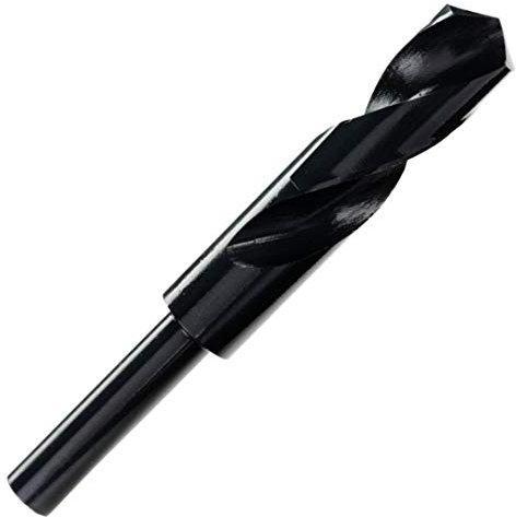 Broca de herrero HSS de 20 mm, broca de vástago reducido para aluminio, acero, madera, plástico, no ferroso, etc. (20 mm)