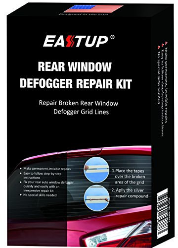 EASTUP Rear Window Defogger Defroster Repair Kit Fix Broken Defogger Grid Lines Just Two Steps No Special Skills Needed