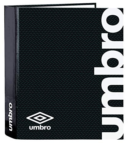 Ordner mit 4 Ringen, 270 x 60 x 330 mm, Schwarz, Cool