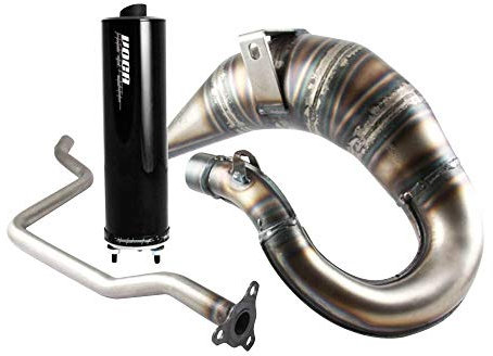 VOCA Pot 50 a Boite Cross Rookie pour MBK 50 x-Limit-Yamaha 50 dtr (Passage Haut - sil alu Noir)