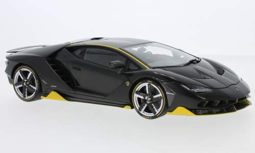 Lamborghini Centenario LP770-4, Carbon/gelb, 2017, Modellauto, Fertigmodell, AUTOart 1:18