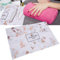 DEWIN Nail Art Table Mat, Portable Nail Art Hand Cushion Pad Waterproof Soft Nail Art Desk Mat Manicure Table Mat (Rose Gold Grain)
