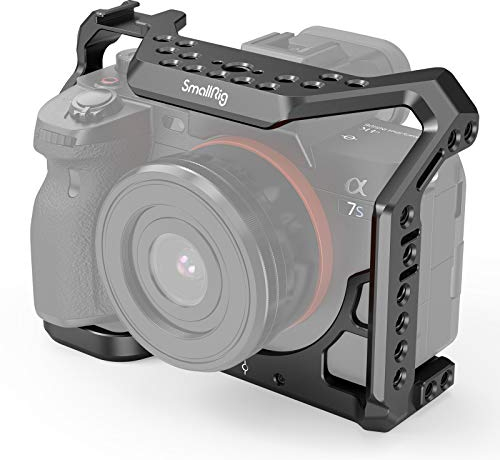 SMALLRIG A7SIII Cage Käfig für Sony A7S III Kamera mit Cold Shoe Schuh und Positionierungslöchern - 2999