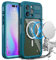 AICase Waterproof Case for iPhone 14 Pro Max(6.7) with mag-safe Support Snowproof,Dustproof and Shockproof, IP68 Certified Full Body Protection Fully Sealed Underwater Cover for iPhone 14 Pro Max