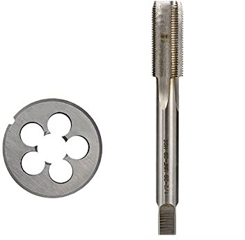 HSS Right Thread Tap and Die,7/16-24 UNF Set