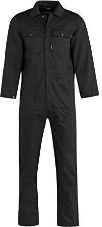 STØRVIK Arbeitsoverall Profi Coverall Arbeitskombi Kombi Overall Unisex - Schwarz - Größe 64