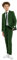 OppoSuits Partyanzug für Teenager, Jungen, einfarbig, für Abschlussball und Hochzeit, inklusive Blazer, Hose und Krawatte, Teen Boys Glorious Green, 12 Jahre