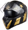 TORC Casco Moto Integrale Casco Scooter con Doppia Visiera Omologato ECE 22-06 (STAY GOLD, M)