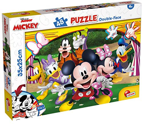 Liscianigiochi- Lisciani Giochi Disney Puzzle DF M-Plus 48 Mickey, 99504