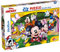 Liscianigiochi- Lisciani Giochi Disney Puzzle DF M-Plus 48 Mickey, 99504