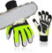 Vgo... 1Paar Kettensägenhandschuhe,12-Schicht Kettensägenschutz,Sicherheit Ziegenleder Arbeitshandschuhe,Mechanikerhandschuhe(GA9767CS)