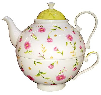 Jameson & Tailor Tea for One Brillantporzellan Blumenranken