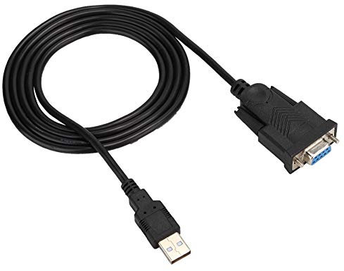 Akozon USB 2.0 a, Cavo Connettore Femmina 1.5M Connessione Rs232 Supporta Convertitore Seriale 1 Convertitore Porta USB DB9 Universal USB Rs232