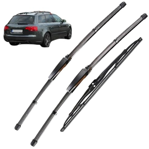 MONLAY Scheibenwischer Scheibenwischerblätter Vorne Und Hinten Für Audi A4 B6 B7 Avant 2004–2008, 22+22+13 Scheibenwischer Schneider