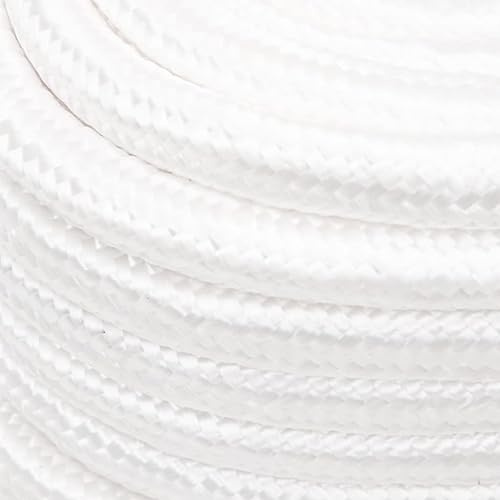 SKM 152580 Corde pour bateau, en polypropylène, blanche, 20 mm, 50 m, 8,48 kg