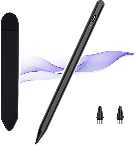 KARFUN Stylet Tablette Android, Stylet Tablette pour Charge Rapide, Fixation Magnétique, Compatible avec Samsung, Xiaomi et Lenovo Etc (Universel)