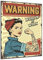 DARO Design - Wand-Bild auf 6mm HDF 70x50 cm Woman at Work - Wand-Deko Bilder Geschenk Vintage-Schild Retro-Schild