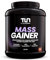 MASS GAINER | Gainer Prise de Masse Musculation | +1500 kcal par jour | 5 Sources de Protéines + 2 Sources de Glucides + MCT | 22 Portions de Boisson Shaker Goût Chocolat | 2,27 kg | TLN