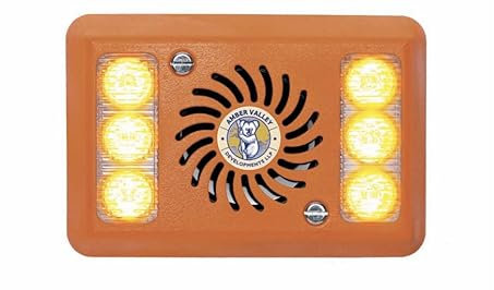 AVAL215COALT - ORANGE FLASHING AND TALKING ALARM