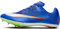 Nike Rival Sprint Track & Field Sprinting Spikes (DC8753-401, Racer Blue/Lime Blast/Safety Orange/White), Racer Blue/Lime Blast/Safety Orange/White, 11 Women/9.5 Men