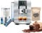 Jura Z10 Coffee Machine Aluminum White Bundle with Filter Cartridge Water Stabilizer, Milk System Cleaner Mini-Tabs, Cleaning Tablets, Milk Containers, and Blend Whole Bean Coffee (6 Items)