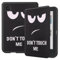 GIOPUEY Cover Compatibile con Kobo Clara Colour/Clara BW, Flip Pelle Custodia, PU Pelle + Morbida TPU Custodia, Auto Sleep/Wake, Protezione a 360° Case - Don't Touch Me