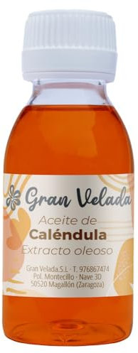 Aceite de Caléndula Orgánico para Piel Sensible e Irritada | Hidratante y Antibacteriano | Ideal para Cosmética Natural | 100ml