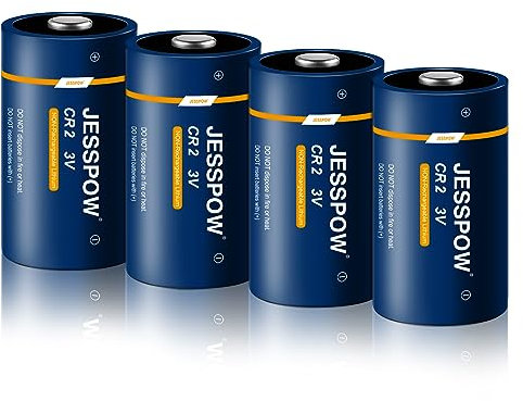 Batterie CR2 4 Stück, 3V CR2-Lithium-Batterien für Golf-Entfernungsmesser, Sensoren, Kameras, elektronische Schlösser (Nicht wiederaufladbar)